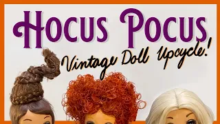 SANDERSON SISTERS Custom Bradley Dolls Inspired By Hocus Pocus | Thrift-o-ween | OOAK Vintage Doll