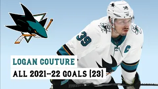 Logan Couture (#39) All 23 Goals of the 2021-22 NHL Season