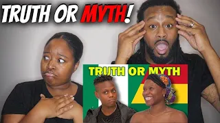 American Couple Reacts "TRUTH OR MYTH: Africans React to Stereotypes (Sub-Saharan Edition)"