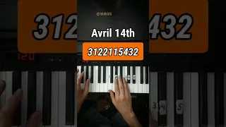 Aphex Twin - Avril 14th piano tutorial