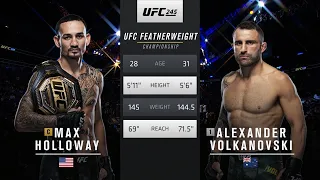 Alexander Volkanovski vs Max Holloway 2 Full Fight