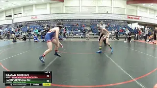 2024 Kids Folkstyle Nationals: Bradyn Tompkins vs Jantz Greenhalgh: 87 Ibs 14U Quarterfinals