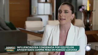 Influenciadora cumpre prisão domiciliaria em mansão luxuosa e desabafa