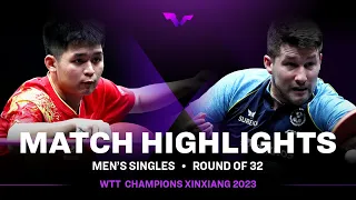 Lin Shidong vs Kristian Karlsson | MS R32 |  WTT Champions Xinxiang 2023