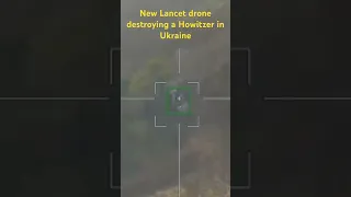 New model of Lancet UAV drone destroyed a Ukranian FH77 Howitzer #ukraine #russia #ukrainewar
