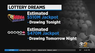 Mega Millions, Powerball Jackpots Soar To Nearly Half A Billion Dollars