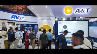 A spectacular glimpse of our successful event at Infocomm India 2022 | A&T Video Networks