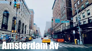 New York City Driving-Broadway and Amsterdam Avenue 01242024 HDR 4K