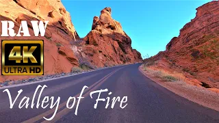 Riding Valley of Fire State Park.  Relaxing scenic POV 4K motorcycle ride (NO music).