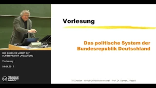 Historische und normative Grundlagen der BRD - Teil 1/3 - Prof. Dr. Werner J. Patzelt