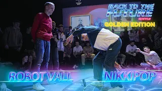 Robot Vall vs Nikkipop  Animation Back to the future battle: Golden edition  2021