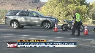 Off-duty officer opens fire in road rage incident