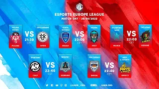 MATCH DAY 30/01/2022| eSports Europe League (Season 2021-22)