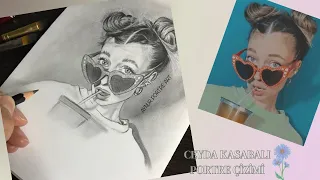Tam Portre Nasıl Çizilir || Ceyda Kasabalı || Saç nasıl çizilir