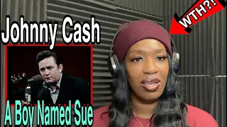 JOHNNY CASH - A BOY NAME SUE “Live In San Quentin 1969 (Reaction by K’Shavon | First Time hearing