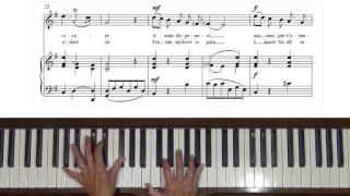 Per la gloria d'adorarvi by Giovanni Bononcini Piano Accompaniment Tutorial G Major