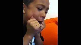 Little kid reaction to 2 girls 1 cup