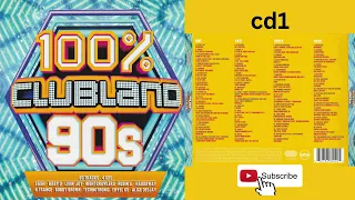 100% ClubLand 90s  CD1