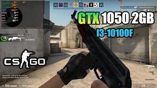 GTX 1050 2GB : CS GO ft i3-10100F (2021)