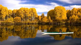 Autumn water reflections (HD360p)