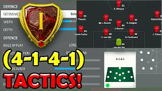 THE 4-1-4-1 FORMATION IS META IN FC 24! | CUSTOM TACTICS AND PLAYER INSTRUCTIONS INCLUDED!