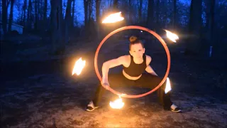 Rachael Lust Fire Hoop Demo