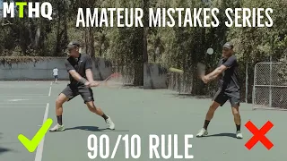 Part 1 | How To CONSISTENTLY Hit BETTER GROUNDSTROKES - Footwork And Weight Transfer