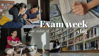 Week in the life of a law student preparing for final exams | Final exam week vlog  #lawschool