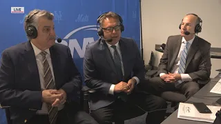 Gary Cohen, Keith Hernandez, and Ron Darling react to strange weather decisions in DC | SNY