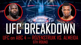 LIVE VIDEO STREAM — UFC on ABC 4: Rozenstruik vs. Almeida | 6th Round Post-Fight Show