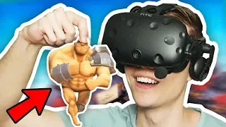 I AM THE BIGGEST GLADIATOR IN GORN VR (GORN Gladiator Simulator Funny Gameplay)