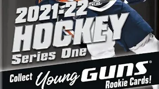 Huge hit and 8 Young guns? Opening 2021-22 Upper-deck Series 1 hobby hockey card box