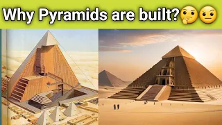 What is pyramids and what is the reason behind their construction?egypt