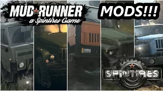 Mudrunner Trucks in Original Spintires.