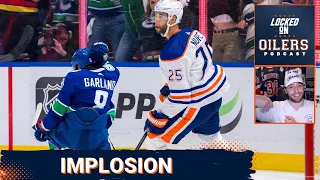 Oilers drop game 1, blow multi-goal lead | Draisaitl leaves and comes back, McDavid 0 shots