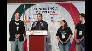 Conferencia de prensa del Dip. Jesús Roberto Briano Borunda (MORENA)