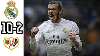 Real Madrid 10-2 Rayo Vellecano (LaLiga Matchday 16 2015/2016 Highlights)