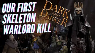 Our first Skeleton Warlord Kill | Dark and Darker | With English Subtitle