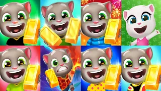 Talking Tom Gold Run Water Park,Wacky Planet,Skateboard,Hawaii,Snowboard,Undersea,Lost City Gameplay