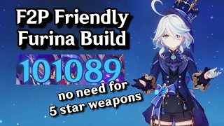 F2P Furina Build! STUNNING Damage & Utility! | Genshin Impact