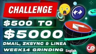 #Airdrop Grinding challenge Week14🎁DMail, zkSync, Base & Linea Mainnet  🐱‍👤- English