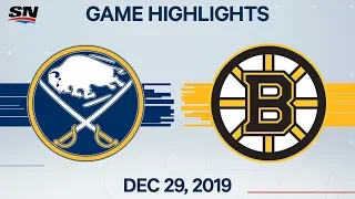 NHL Highlights | Sabres vs. Bruins - Dec. 29, 2019