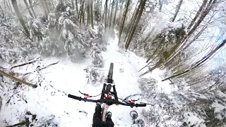 Winter Tradition / Snow ride at home