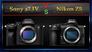 Sony a7 IV VS Nikon Z5 Comparison Video (Spec Comparison)