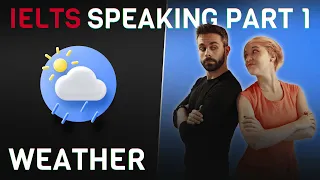 Answers, vocabulary and grammar | IELTS Speaking Part 1 | Weather 🌦️