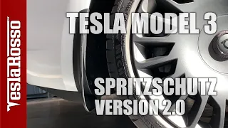 Tesla Model 3 Schmutzfang / Spritzschutz Version 2.0 - Test deutsch