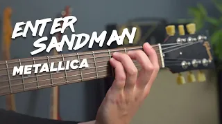 Metallica - Enter Sandman FULL guitar tutorial & analysis