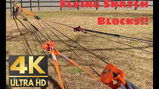 #5 Pulling Stumps With Snatch Block Pulleys and 21:1 Mechanical Advantage [4K 60FPS]