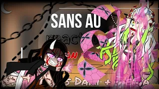 [🇬🇧/🇷🇺] Sans AU react to Demon Slayer [Nezuko vs Daki + Genya] [Watch disclaimer] {Gacha Art}