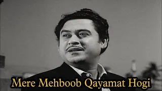 Mere Mehboob Qayamat Hogi | 4K Video | Mr. X In Bombay | Kishore Kumar | Hits Of Kishore Kumar